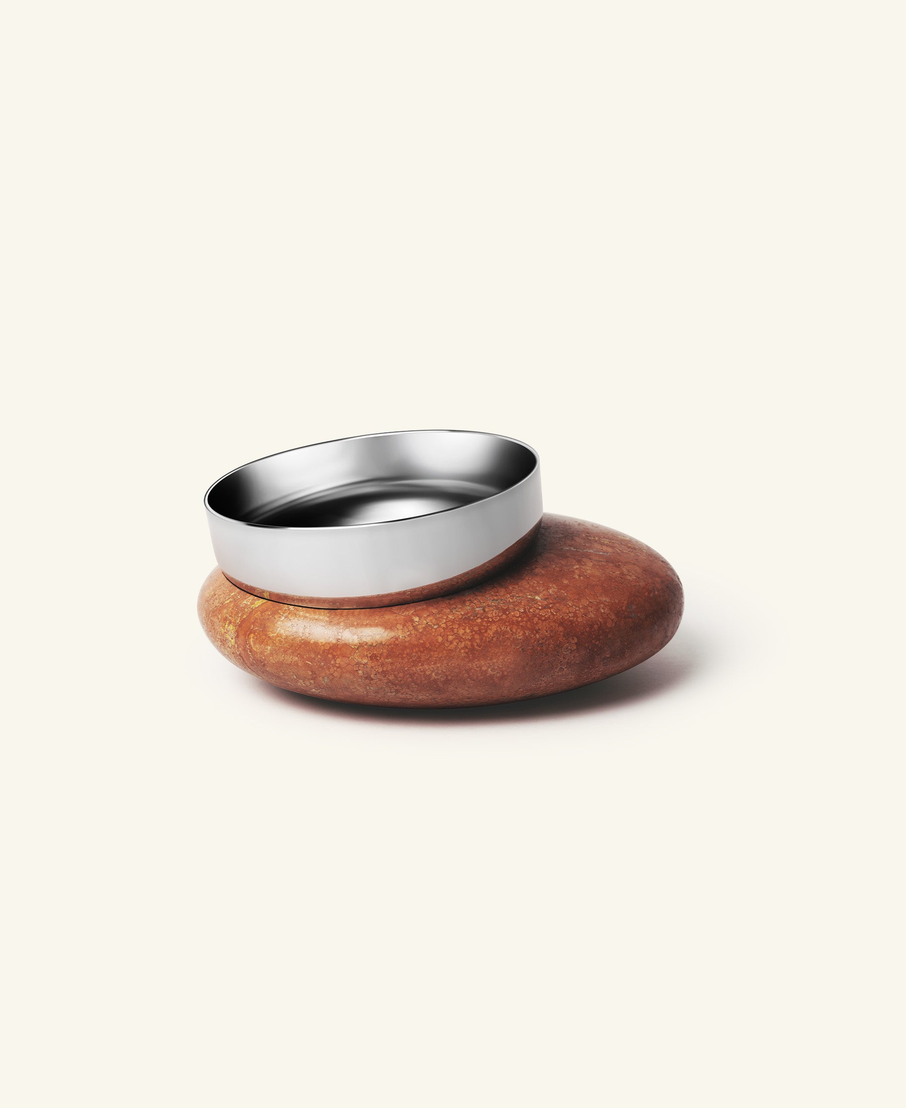 PEBBLE - Red Travertine(Limited Edition)
